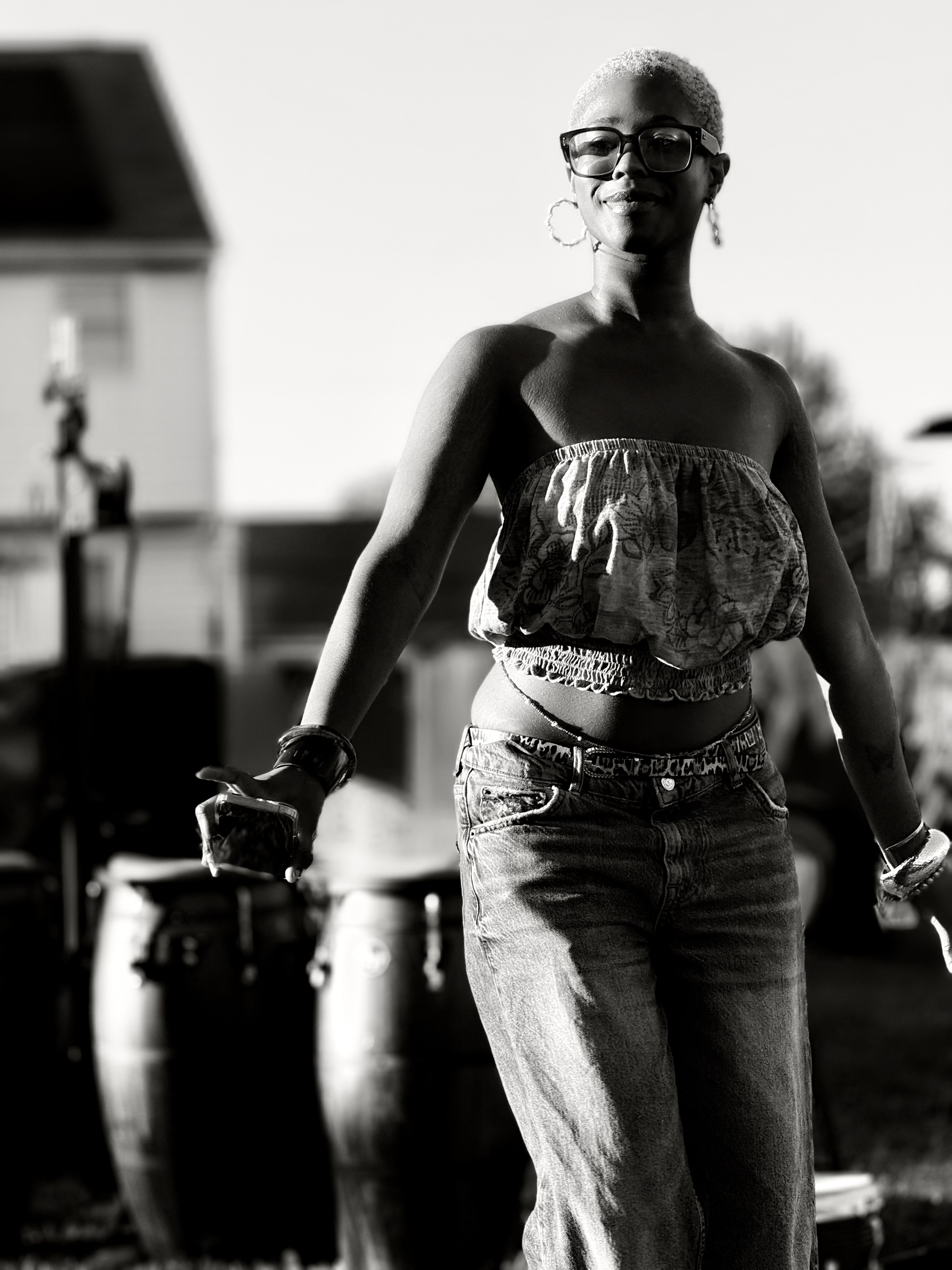 Musician with congas